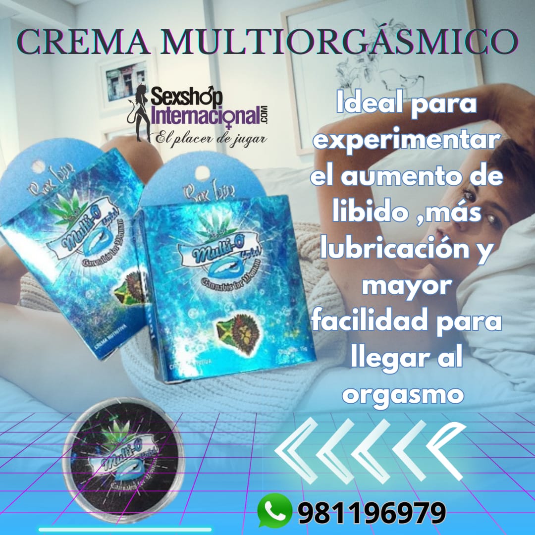 CREMA MULTIORGASMICO FEMENINO-INTIMO-SEXSHOP MIRAFLORES 981196979